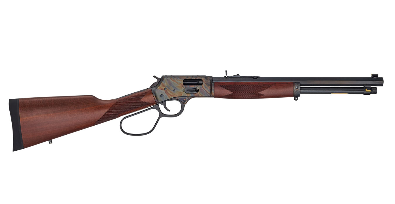 Big Boy 357 Mag Lever Action Side Gate Carbine with Color Case Hardened Finish - Firearms | The Gun Shop