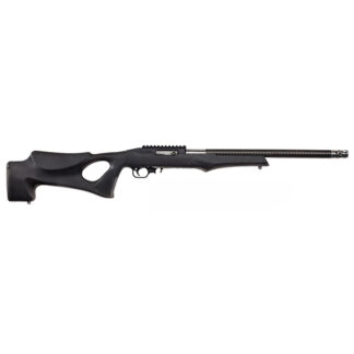 Thompson Center TCR22 22 LR, 17" Threaded Carbon Fiber Barrel, Black, Hogue Overmolded Stock, 10Rd