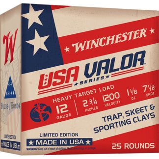 Winchester USA Valor 12 Ga, 2.75", 1-1/8 oz, 7-1/2 Shot, 25rd Box - Ammo | The Gun Shop