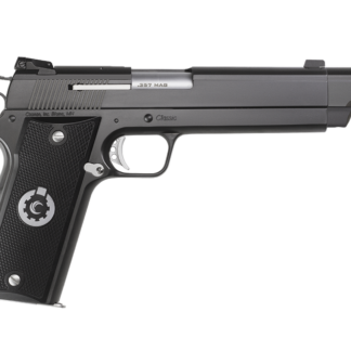 Coonan Compensated 357 Mag, 5.7", Black Ionbond Stainless, Adj. White Dot Sights, Black Alum Grips, 2 Mags (Special Order)