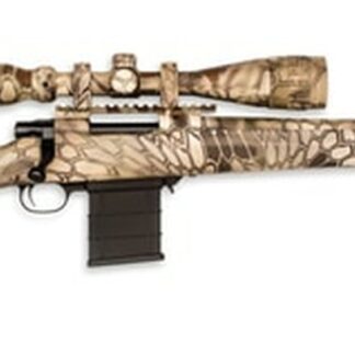 Howa Kryptek Highlander Full DIP Rifle, 6.5 Creedmoor, 20 MOA Base, Bipod 24"Threaded Barrel, Scope Package