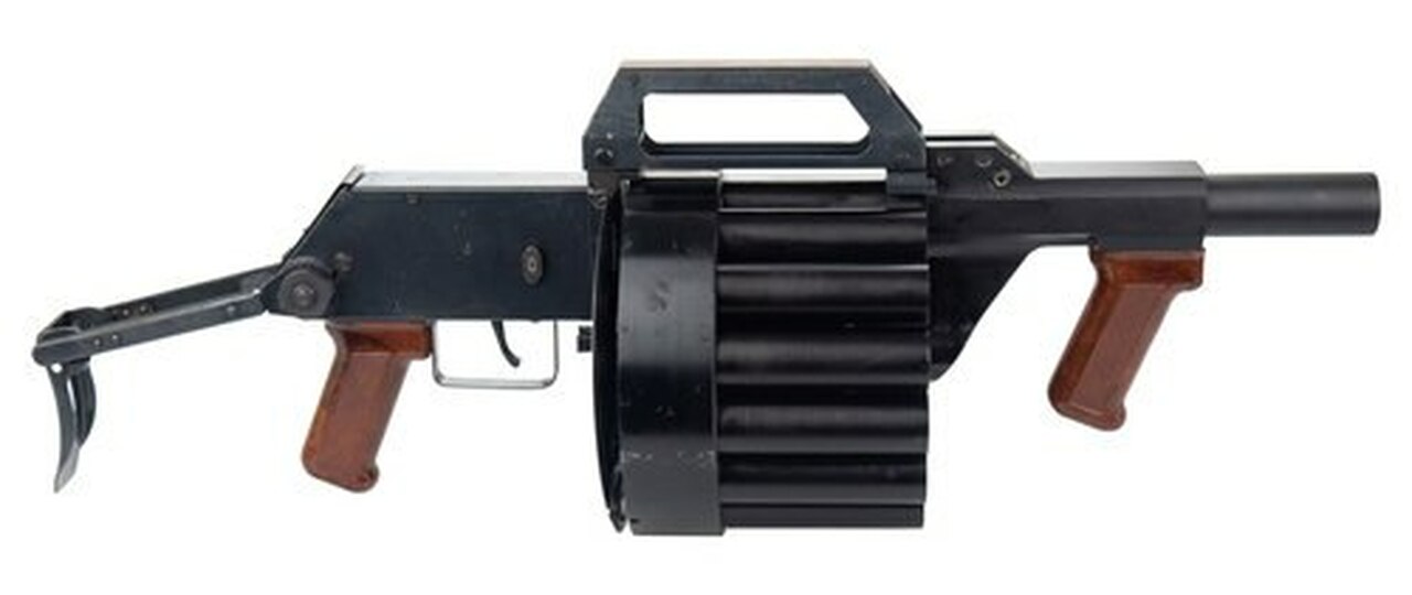 Polish RGA86 26.5mm 15 Shot Rotary Launcher- Folding Stock- NO FFL Transfer Needed: Ships as a NON- GUN! - Image 2