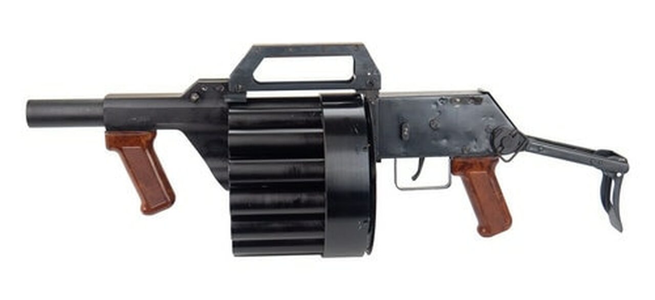 Polish RGA86 26.5mm 15 Shot Rotary Launcher- Folding Stock- NO FFL Transfer Needed: Ships as a NON- GUN!