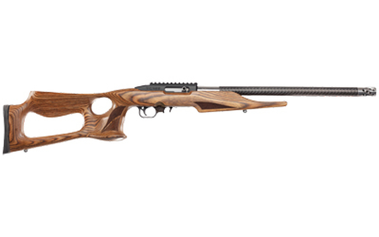 Thompson Center T/CR22 22LR, 20" Threaded Carbon Fiber Barrel, Brown Altamont Thumbhole Stock, 10rd