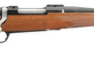 Ruger M77 Hawkeye Compact .223 Remington 16.5 Inch Satin Blue Barrel American Walnut Stock No Sights 5 Rounds