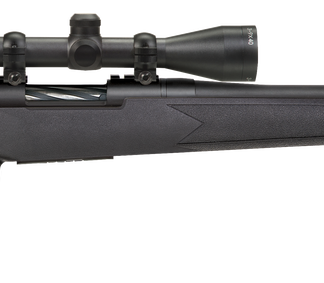 Mossberg Patriot Youth 350 Legend, 22" Barrel, 3-9x40mm Scope, Black, Fixed Adj LOP Stock, Blued, Youth/Compact Hand, 4rd