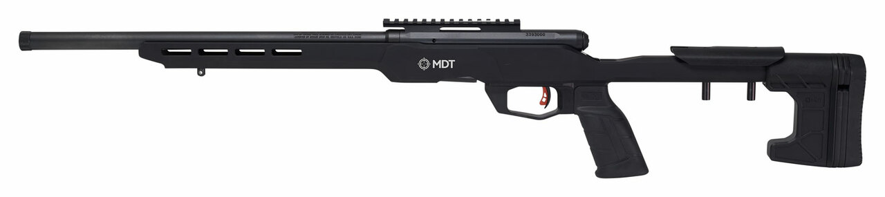 Savage B17 Precision 17HMR, 18" Heavy Barrel, Black, MDT Custom Chassis, 10Rd - Image 2