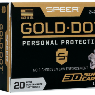 Speer Gold Dot Personal Protection 30 Super Carry, 100gr, Hollow Point, 20rd Box - Ammo | The Gun Shop