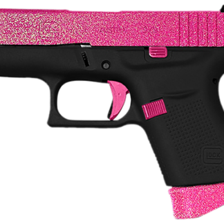 Glock G43X MOS 9mm, 3.41" Barrel, Pixie Mock Up Cerakote, Black Frame, 10rd - Firearm | The Gun Shop