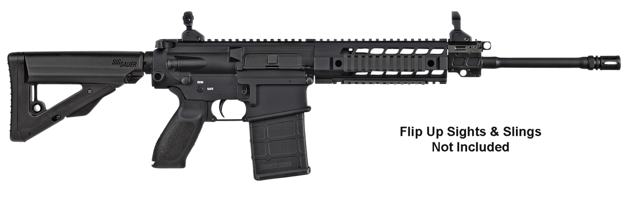 SIG SIG716 Patrol 7.62x51/308 16 Barrel Adjustable Iron Sights Non-Telescoping Stock 10rd - MA/NJ/NY Compliant