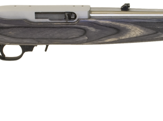 Ruger 10/22 Black Laminate Mannlicher 22LR 18.5" SS Barrel Full Stock, 10rd Mag