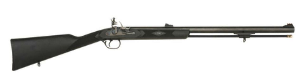 Traditions Black Powder PA Pellet Flintlock Muzzleloader .50 Caliber 26" Octagonal Barrel Blue Finish Black Synthetic Stock