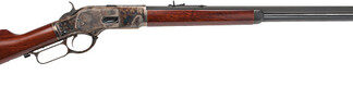 Cimarron 1873 44-40 Winchester, 30" Barrel, Walnut Furniture, Case Hardened Rec, 14rd - Cimarron Firearms | The Gun Shop