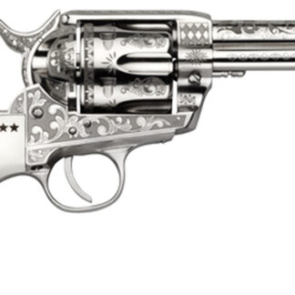 Cimarron George Patton Engraved Revolver 45 Colt, 4.75" Barrel, 6rd