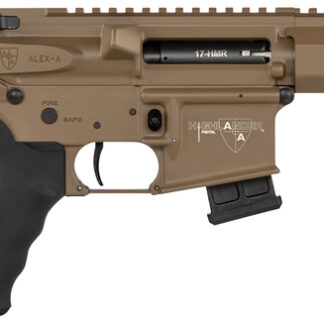 Alexander Arms Highlander 17 HMR, 11" Barrel, SBA3, Flat Dark Earth, 10rd