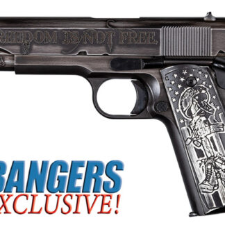 Auto Ordnance 1911 - I Stand, 45 ACP, Freedom Is Not Free, All Gave Some, Some Gave All, Flag Grips, 7rd Mag Exclusive Limited Production