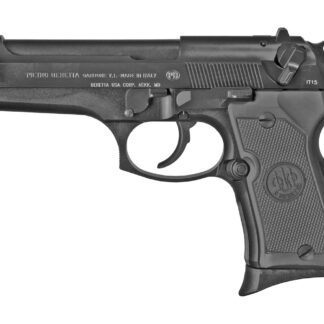 Beretta 92FS Compact 9mm, 4.25" Barrel, 3-Dot Sights, Decocker, Black, 13rd