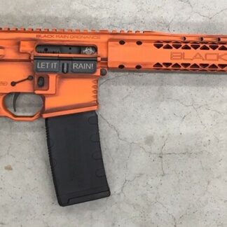 Black Rain Outbreak AR-15 Billett Special Edition 5.56/223 16" Barrel, Orange Battleworn Cerakote, 15" Slim Rail 30rd Mag