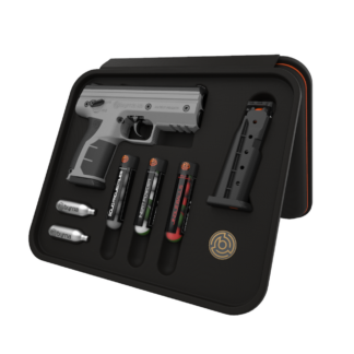 Byrna HD Max Kit - Grey Non-Lethal Self Defense Weapon, 2- 5rd Mags, No Permits or Background Checks