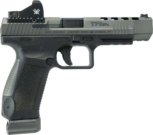 *RENTAL/USED* Canik TP9SFx 9mm, 5.2" Barrel, Tungsten Gray, Vortex Viper Red Dot, 20rd - Canik | The Gun Shop