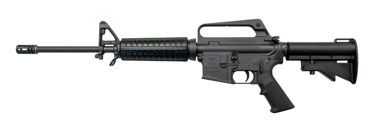 Colt AR-15 9mm Carbine Pre-Ban Era Used, 16" Barrel, 2-Pos Stock, Black, 20rd