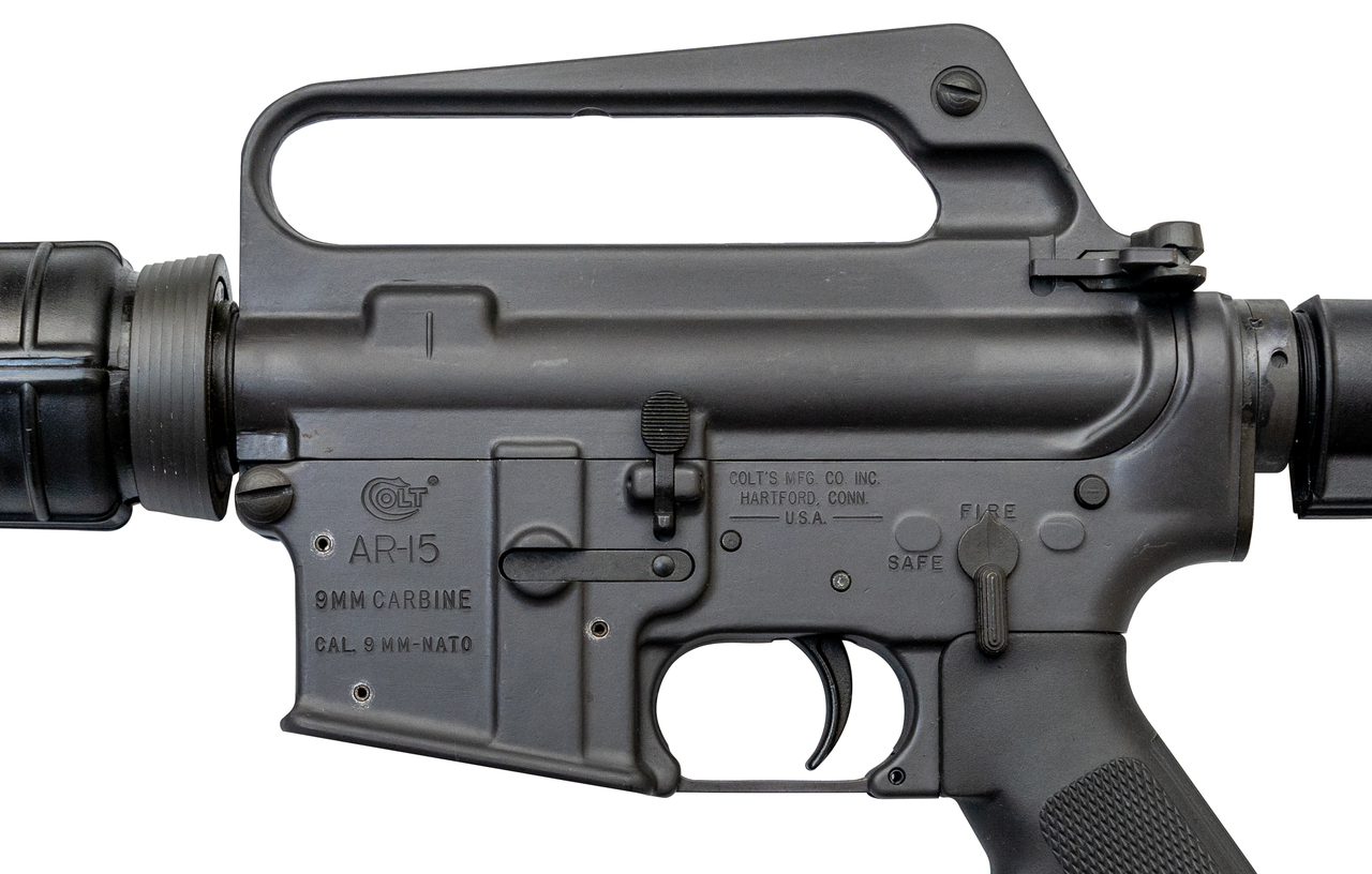 Colt AR-15 9mm Carbine Pre-Ban Era Used, 16" Barrel, 2-Pos Stock, Black, 20rd - Image 2