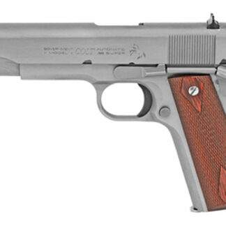 Colt 1911 Government .38 Super, 5" Barrel, Steel Frame, Stainless, 9rd Mag