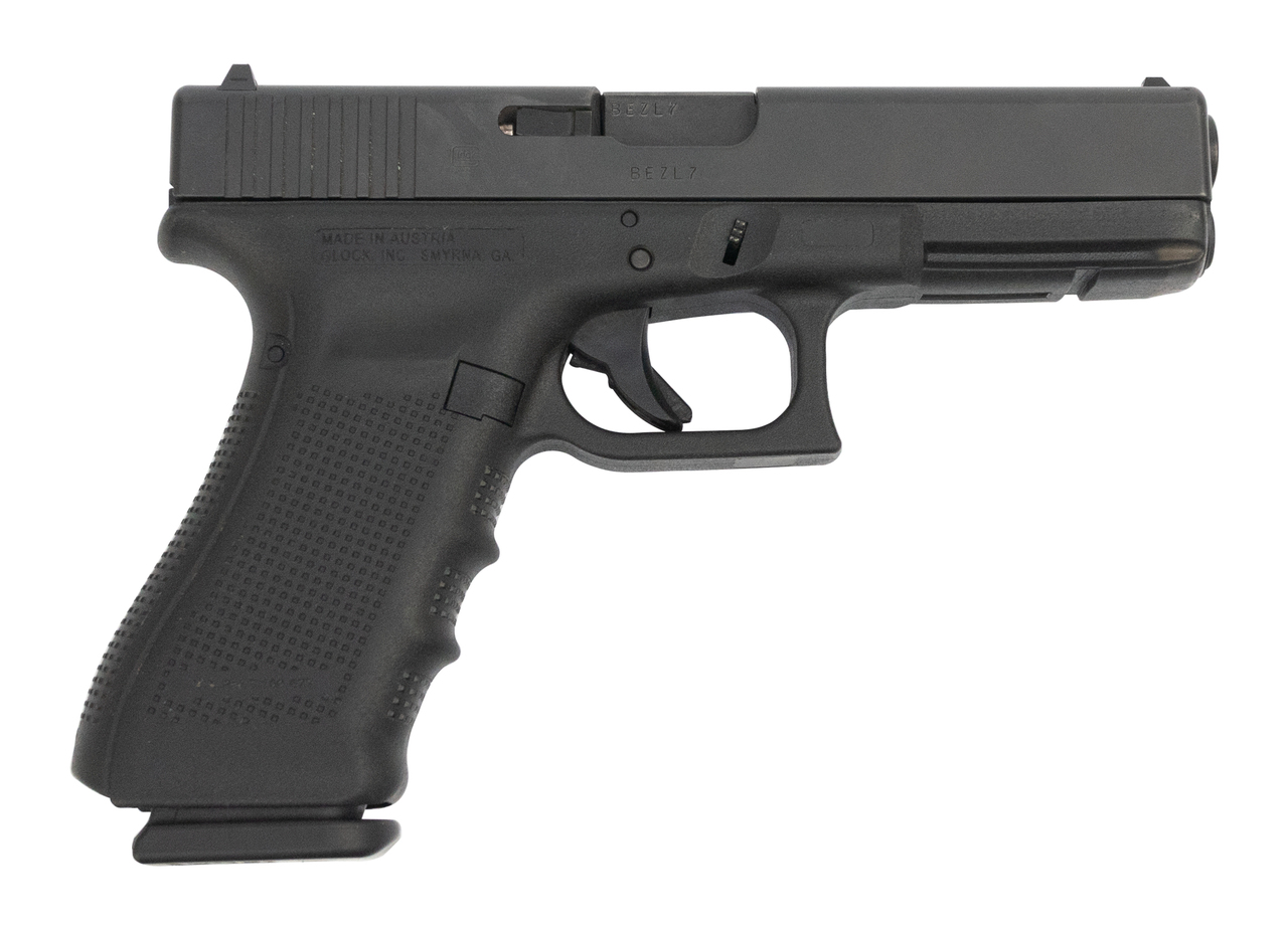 Glock 17 Gen4 AUS Used 9mm, 4.49" Barrel, Contrast Sights, Black, 17rd - Image 2