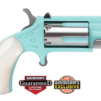 North American Arms NAA Pug 22mag 1" Heavy Barrel Turquoise Cerakote
