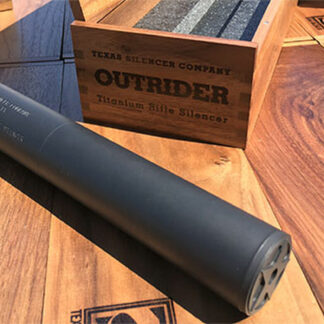 Texas Silencer Company Outrider .308 Caliber Silencer, 5/8x24, Black