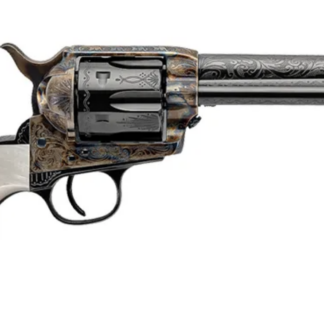 Uberti 1873 Cattleman Outlaws & Lawmen "Dalton" .45 Colt, 5.5", Pearl, Blued, 6rd